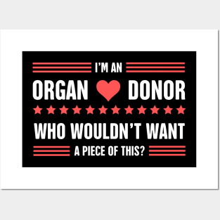 Funny Organ Donor Quote Posters and Art